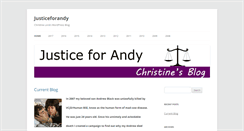 Desktop Screenshot of justiceforandy.com