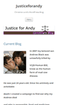 Mobile Screenshot of justiceforandy.com